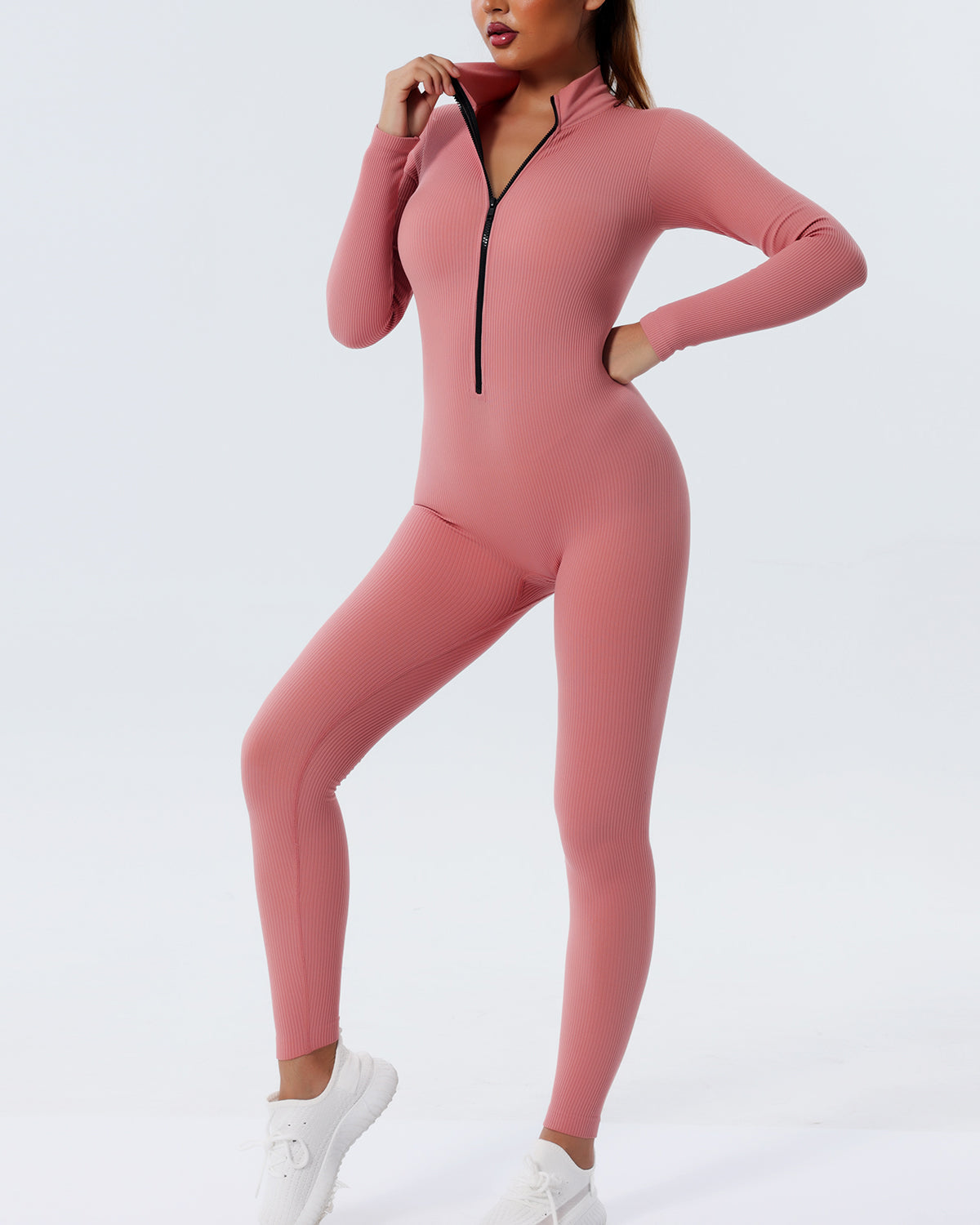 Katy Seamless Jumpsuit - Pink