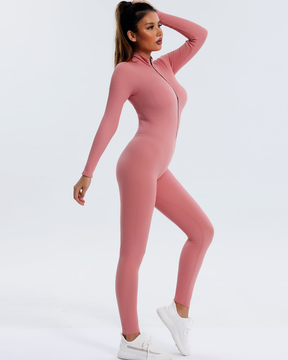 Katy Seamless Jumpsuit - Pink